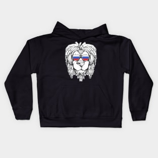 Rasta Reggae Lion Russia Gift Rastafari Kids Hoodie